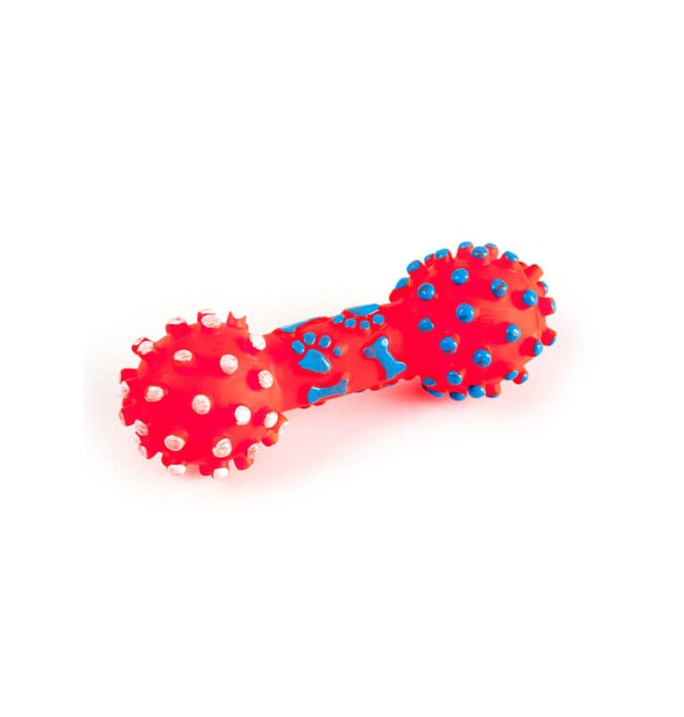 Rubber Dumbbell Toy
